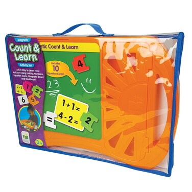The Learning Journey Magnetic Count and Learn Board  A Number and Math Focused Activity Set