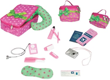 Our Generation by Battat Luggage  Travel Set For 18 Dolls Toys Clothes  Accessories For Ages 3 Years Old  Up
