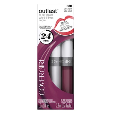 COVERGIRL Outlast AllDay Moisturizing Lip Color Ultra Violet 580 13 oz Old Version packaging may vary