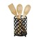 Home Basics Beautiful Heavy Duty Steel Lattice Cutlery Holder Utensil Organizer Rustresistant Free Standing Black 5 x 5 x 7