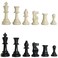 ChessCentral Standard Tournament Chess Set Chess Pieces Black Board and Blue Tote