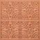 Wrought IronFaux Tin Ceiling Tile Copper 25Pack