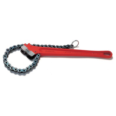 RIDGID 31330 Model C36 HeavyDuty Chain Wrench 412inch Chain Wrench  Red  Small