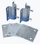 Dock Edge  Howell Dock Hardware Stationary Inside Corner Kit with 4 Inside Corners and 4 Backer Plates