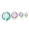 CJESLNA 4 Size Pompom Maker Fluff Ball Bobble Weaver Needle Craft Knitting Wool Tool Kit DIY