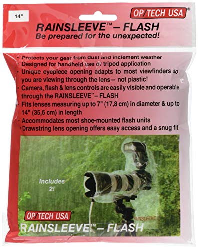 Op/tech Usa Op/tech Usa Optech Usa 9001142 Rainsleeve Flash 2pack