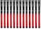 Winn Grips DriTac 13 Piece Standard size BlackRed Golf Grip Bundle