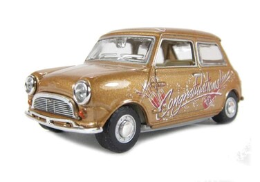 Oxford Diecast Congratulations Mini Car Accurate Diecast Model