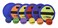 Sportime Hook N Loop CatchPad and Ball Assorted Colors 7 Dia Set of 6  1449586