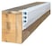 Dock Edge  Full Face PVC 3 x 8 Profile Dock Guard White 24