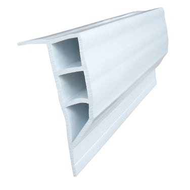 Dock Edge  Full Face PVC 3 x 8 Profile Dock Guard White 24