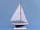 Hampton Nautical Pacific Sailer Sails Boat 17 White