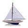 Hampton Nautical Pacific Sailer Sails Boat 17 White