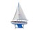 Hampton Nautical It Floats Floating Sailboat 12 Light Blue