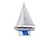 Hampton Nautical It Floats Floating Sailboat 12 Light Blue