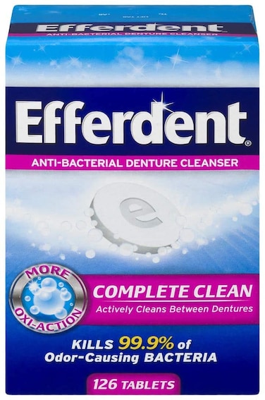 Efferdent Antibacterial Denture Cleanser 2Pack
