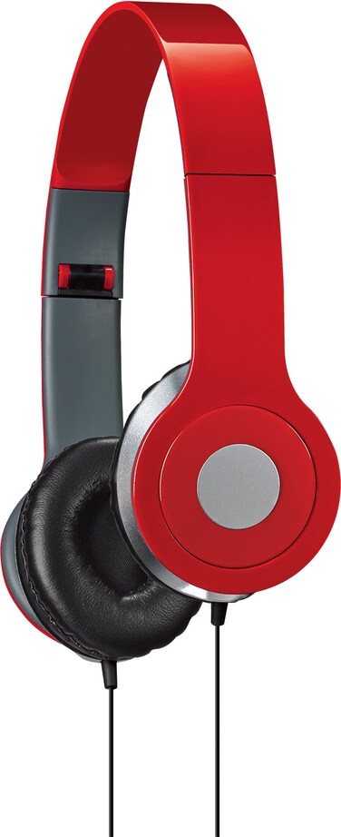 iLive iAH54R OvertheEar DJ Headphones Red