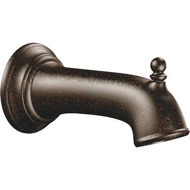 Moen 3814ORB Brantford 12Inch Slip Fit Connection Diverter Tub Spout Oil Rubbed Bronze