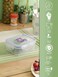 LOCK  LOCK 1176 Oz Rectangular Short Food Container