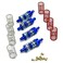 Hot Racing MFD32806 Blue Aluminum 32mm Shock Absorber Set