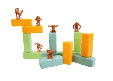 POPULAR PLAYTHINGS Monkey Blocks Stacking Toy