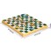 Yellow Mountain Imports Magnetic Snakes and Ladders Board Game Set  97 Inches  Portable Folding  Travel Perfect