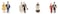 Faller 155330 BrideGroom with Vicar N Scale Figure Set