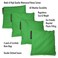 Driveway Games All Weather Cornhole Bean Bag Set Waterproof Regulation Corn Toss Bags Green