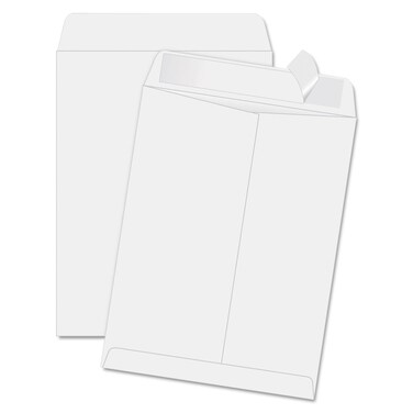 Quality Park 44834 RediStrip Envelopes Plain 1112Inch x1412Inch  100BX White