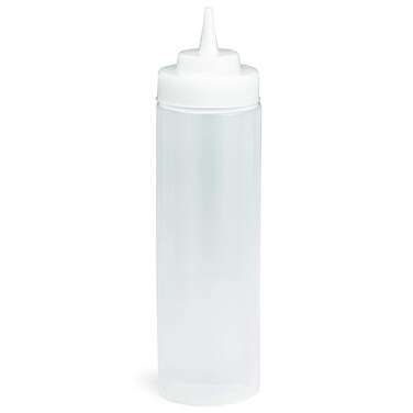 Tablecraft 24 oz Wide Mouth Squeeze Dispenser Set of 12