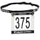 Velochampion Triathlon Running Belt Elastic Comfortable and ClipFastened Adjustable Waist Belt for Marathons and Racing