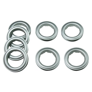 Home Sewing Depot FastSet Metal Size 12 Grommet 1 916 8 Grommets Total Frost Silver