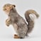 Hansa Squirrel Plush 8 Gray