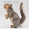 Hansa Squirrel Plush 8 Gray