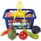 Casdon Fruit  Veg Basket  Assorted Toy Basket with Fruits  Vegetables for Children Aged 2  Perfect for Playing Shops