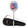 LiNing Tectonic 3R Strung Carbon Fibre Badminton Racket BlackGoldRed with Free Full Cover