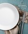 Corelle Vitrelle 18Piece Service for 6 Dinnerware Set Triple Layer Glass and Chip Resistant Lightweight Round Plates and Bowls Set Winter Frost White