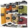 Chefs Path  Set of 7 Airtight Food Storage Containers for Kitchen Storage  Clear Plastic  Durable Strong Lids  Labels and Chalk Marker