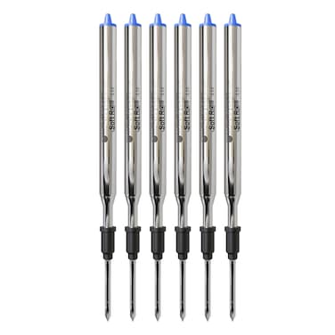 Monteverde Medium Ballpoint Refill For Lamy Ballpoint Pens 6Pack Blue L133BU