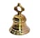 eSplanade Brass Hanging Temple Bell Ghanta Church Bell  Home Decor  Pooja Items  Golden  7 Inches