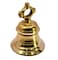 eSplanade Brass Hanging Temple Bell Ghanta Church Bell  Home Decor  Pooja Items  Golden  7 Inches
