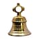 eSplanade Brass Hanging Temple Bell Ghanta Church Bell  Home Decor  Pooja Items  Golden  7 Inches