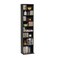 Atlantic Summit Media Storage Cabinet  Protects  Organizes Prized Music Movie Video Games or Memorabilia Collections PN 74735727 in Espresso