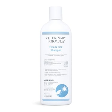 Veterinary Formula Flea and Tick Shampoo for Dogs and Cats 16 oz