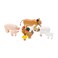 Le Toy Van  Educational Wooden Toy Colourful Wooden Sunnyfarm Animal Playset  Great Interactive Role Play Gifts for A Boy Or Girl  3 Years