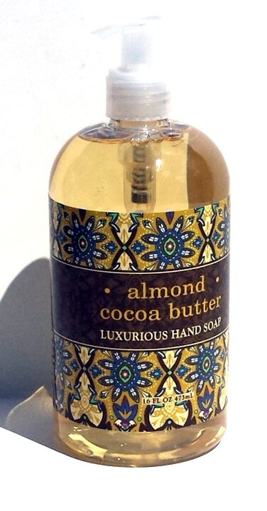 Greenwich Bay Trading Company Almond Cocoa Butter Shea Butter Hand Soap Enriched with Sweet Almond Oil Chocolate 16 Fl Oz