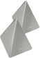 Ateco 4937 Stainless Steel Large Pyramid Mold Set of 2 475 by 325Inches High