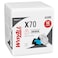 WypAll Power Clean X70 Medium Duty Cloths 41100 Flat Sheet Box Long Lasting Performance White 1 Box 300 Sheets