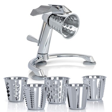 Maxam Vegetable Chopper Dynamic Food Processor with StainlessSteel Shredders