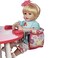Adora Stylish Baby Doll Feeding Seat Fits Most Dolls Stuffed Animals and Plush Toys Birthday Gift For Ages 3  Pink Flower Power